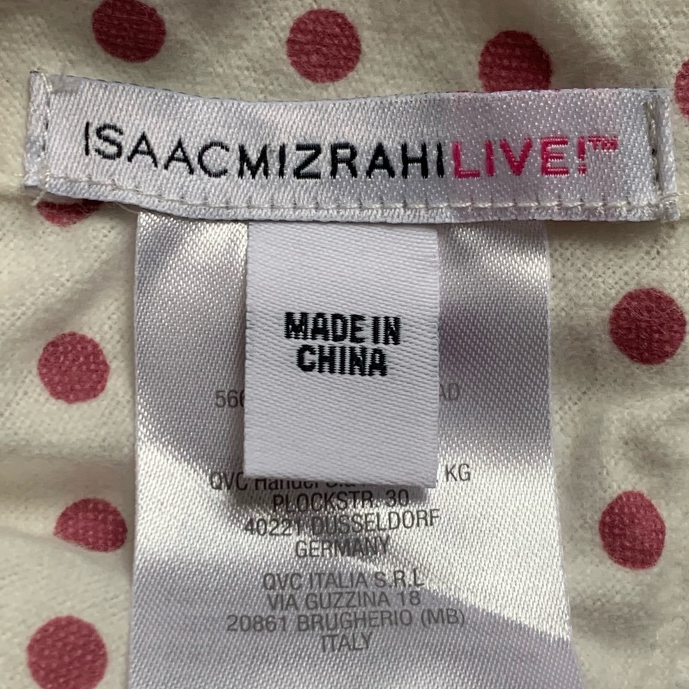 Isaac Mizrahi Live! Reversible Women's Bucket Hat Pink Polka Dot - Picture 11 of 12